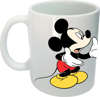 

Arkist Mickey Mouse Ceramic Mug(340 ml), Multicolor