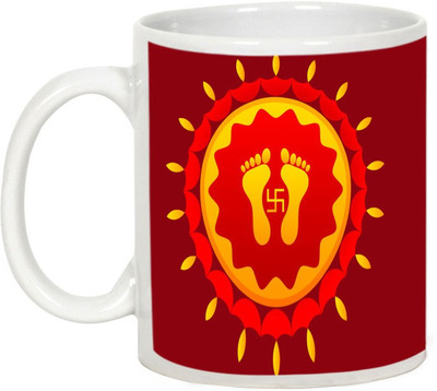 

AllUPrints Gifts For Diwali - Wish You Endless Happiness On This Deepawali Ceramic Mug(325 ml), White