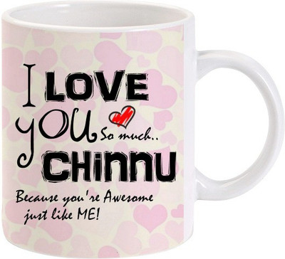 Lolprint I Love You Chinnu Ceramic Mug