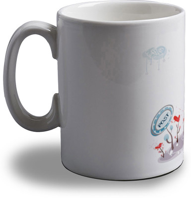 

Artifa Love Post Porcelain, Ceramic Mug(350 ml), Multicolor
