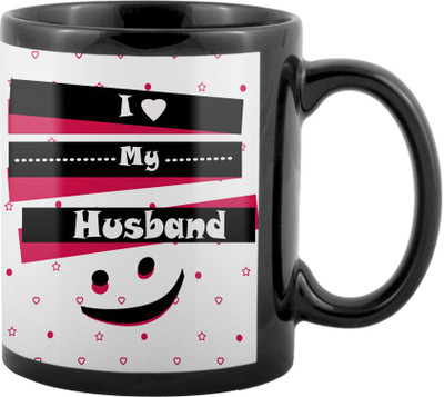 

SKY TRENDS World's Best Gifts For Valentine Girlfriend Boyfriend Friend Husband Wife Anniversary & Birthday Design Code 057 Ceramic Mug(325 ml), Black