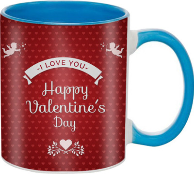 

SKY TRENDS Great Romantic Love Best Gifts For Valentine Day For Girlfriend Boyfriend Fiance Wife Husband, Anniversary,Christmas, Design 082 Ceramic Mug(325 ml), Multicolor