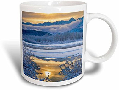 

3dRose USA, Alaska, Chilkat Bald Eagle Preserve, Winter Us02 Bjy0004 Jaynes Gallery Ceramic, 15 oz, White Ceramic Mug(60 ml), Multicolor