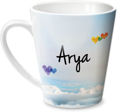 

Hot Muggs Simply Love You Arya Conical Ceramic Mug(350 ml)