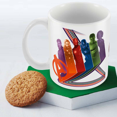 

Posterboy Avengers Team Officially Licensed (Pack Of 1) Ceramic Mug(350 ml), Multicolor
