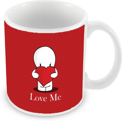 

Sleep Nature's SN-MG-1820 Ceramic Mug(350 ml), Red