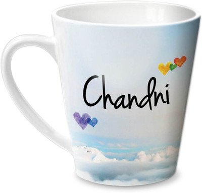 

Hot Muggs Simply Love You Chandni Conical Ceramic Mug(350 ml)