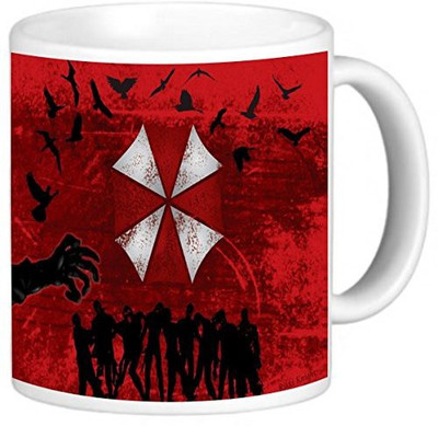 

Rikki Knight LLC Knight Photo Quality Ceramic Coffee, 11 oz, Umbrella Design Ceramic Mug(60 ml), Multicolor