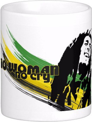 

Exoctic Silver Bob Marley Collector Edition Series 17 Ceramic Mug(300 ml), Multicolor