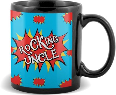 

SKY TRENDS Rocking uncle Black coffee Ceramic Mug(320 ml)