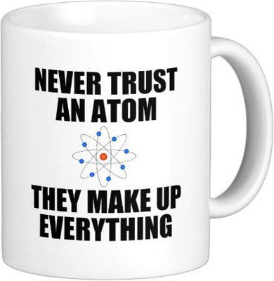 

Exoctic Silver Einstein Speaks A003 Ceramic Mug(350 ml), Multicolor