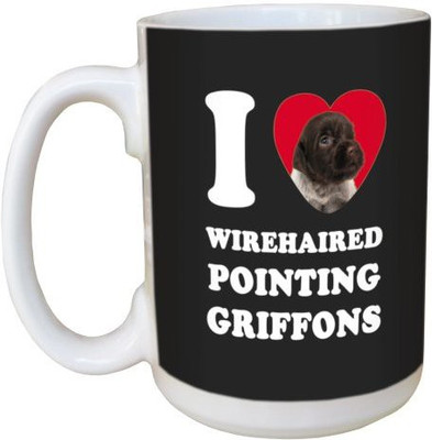 

Tree Free Free Greetings LM45143 I Heart Wirehaired Pointing Griffons Ceramic with Full-Sized Handle, 15-Ounce Ceramic Mug(60 ml), Multicolor