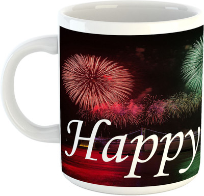 

Deeher Gifts Happy Diwali Design18 Ceramic Mug(330 ml), Multicolor