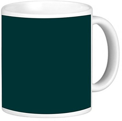 

Rikki Knight LLC Knight Photo Quality Ceramic Coffee, 11 oz, Dark Green Color Design Ceramic Mug(60 ml)
