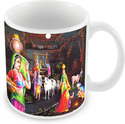 

Sleep Nature's SN-MG-188 Ceramic Mug(350 ml), Multicolor