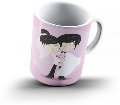 Ucard Love393 Bone China, Ceramic, Porcelain Mug(325 ml)