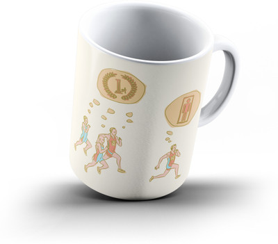 

Ucard Champion Runner301 Bone China, Ceramic, Porcelain Mug(325 ml)