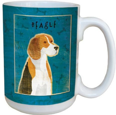 

Tree-Free Greetings Greetings sg43978 Beagle by John W. Golden Ceramic with Full-Sized Handle, 15-Ounce Ceramic Mug(60 ml), Multicolor