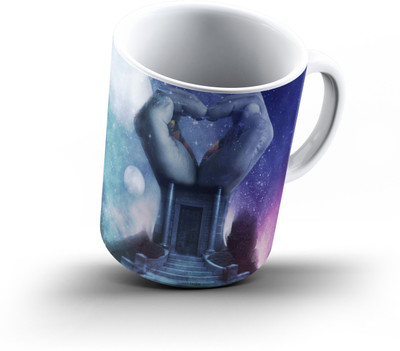 

Ucard Love Surreal287 Bone China, Ceramic, Porcelain Mug(325 ml), Multicolor