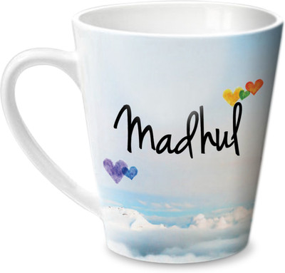 

Hot Muggs Simply Love You Madhul Conical Ceramic Mug(350 ml)