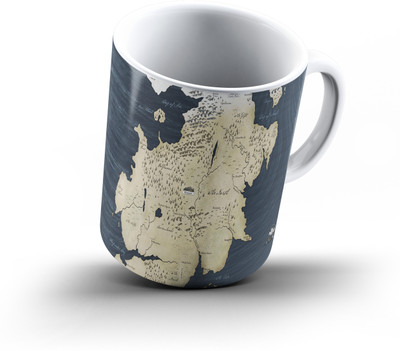 

Ucard Westeros Game Of Thrones877 Bone China, Ceramic, Porcelain Mug(325 ml), Multicolor