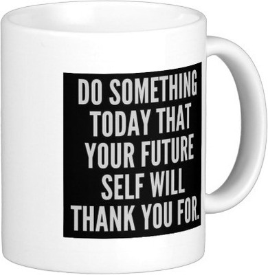 

Exoctic Silver MUG25 Ceramic Mug(250 ml), White