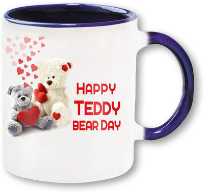 

PhotogiftsIndia Happy Teddy Bear Day 01.Jpg Ceramic Mug(325 ml)