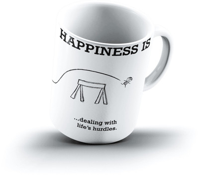 

Ucard Happiness Is2275 Bone China, Ceramic, Porcelain Mug(325 ml)