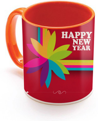 

SKY TRENDS New Year & Christmas Gift For Boyfriend Girlfriend Husband Wife Design COD038 Ceramic Mug(325 ml), Multicolor