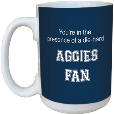 

Tree-Free Greetings Greetings lm44593 Aggies College Football Fan Ceramic with Full-Sized Handle, 15-Ounce Ceramic Mug(60 ml), Multicolor