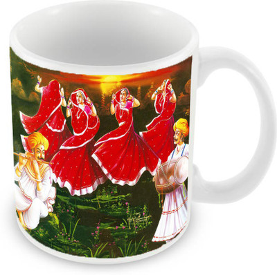 

Sleep Nature's SN-MG-209 Ceramic Mug(350 ml), Multicolor