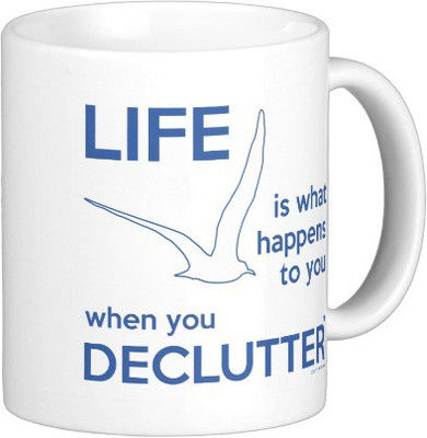 

Exoctic Silver Mast Quotes A069 Ceramic Mug(250 ml), Blue;white