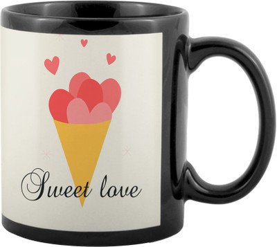 

SKY TRENDS Valentine Gifts For Special Girlfriend,Boyfriend,Wife,Husband,design 164 Ceramic Mug(325 ml), Black