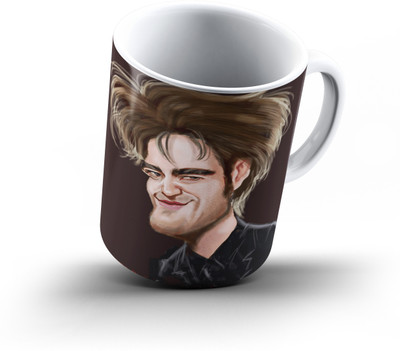 

Ucard Robert Pattinson Caricature841 Bone China, Ceramic, Porcelain Mug(325 ml), Multicolor
