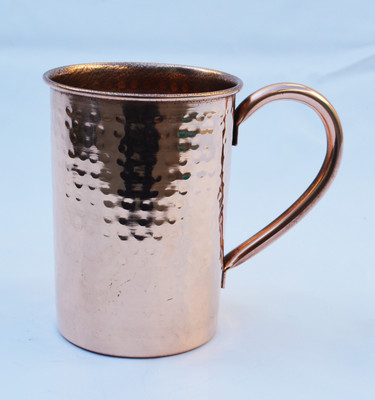 

Veda Home & Lifestyle Copper Hammered Copper Mug(400 ml)