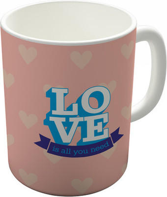 

Shaildha V079 Ceramic Mug(350 ml), Multicolor