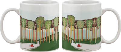 

Artifa Little Red Riding Hood Porcelain, Ceramic Mug(350 ml), Multicolor