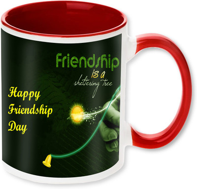 

PhotogiftsIndia Happy Friendship Day 16 Ceramic Mug(325 ml), Multicolor