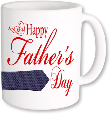 

PhotogiftsIndia Happy Father's Day 01 Ceramic Mug(325 ml), Multicolor