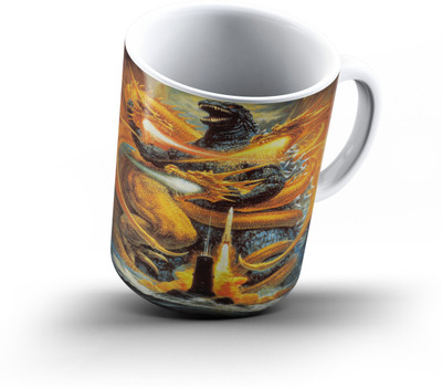 

Ucard Godzilla55 Bone China, Ceramic, Porcelain Mug(325 ml)