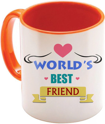 

SKY TRENDS Wonderful & Best Valentine Orange Gift For GirlFriend,Boyfriend,Husband,Wife,Friend Design Cod 138 Ceramic Mug(325 ml)