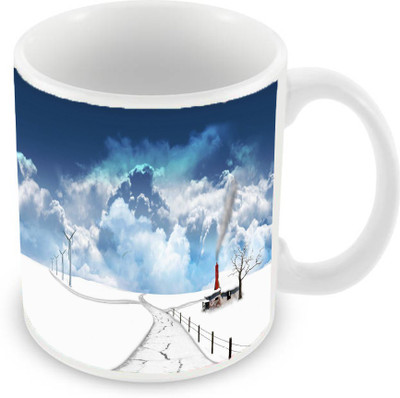 

Sleep Nature's SN-MG-552 Ceramic Mug(350 ml), White