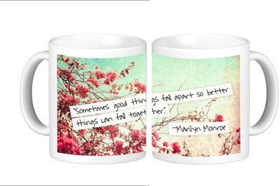 

Shopmillions Better Things Can Fall Together Ceramic Mug(300 ml), Multicolor