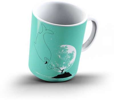 

Ucard Got A Big One321 Bone China, Ceramic, Porcelain Mug(325 ml), Multicolor