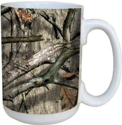 

Tree-Free Greetings Greetings 79619 Treestand Pattern by Mossy Oak Camo 15-Ounce Ceramic with Full-Sized Handle, Multicolored Ceramic Mug(60 ml), Multicolor