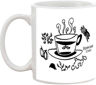 

Tia Creation Special Chai - 1032 Ceramic Mug(330 ml)