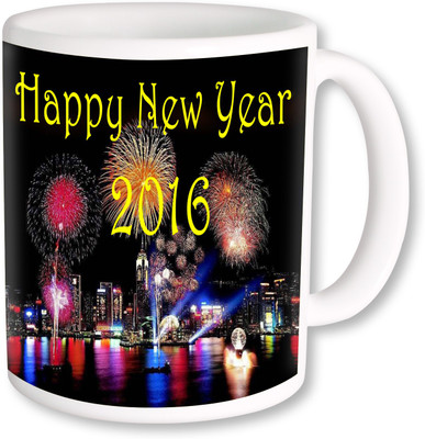 

PhotogiftsIndia Happy New Year 035 Ceramic Mug(325 ml), Multicolor