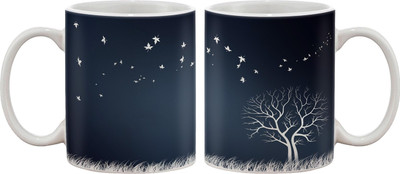 

Artifa Autumn Tree At Night Porcelain, Ceramic Mug(350 ml), Multicolor