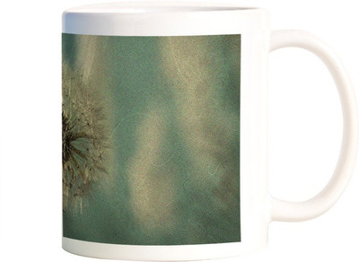 

Rangeele Inkers dandelion Flowers Ceramic Mug(300 ml), Multicolor