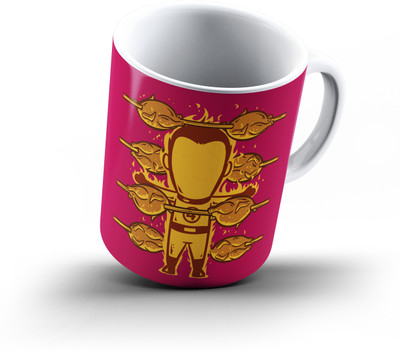 

Ucard Human Torch358 Bone China, Ceramic, Porcelain Mug(325 ml), Multicolor